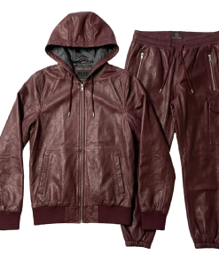 Private Label Leather Tracksuits Manufacturer High Quality Bulk Supply