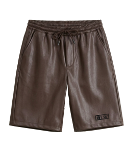 Custom Leather Shorts OEM Supplier Private Label Shorts Manufacturer
